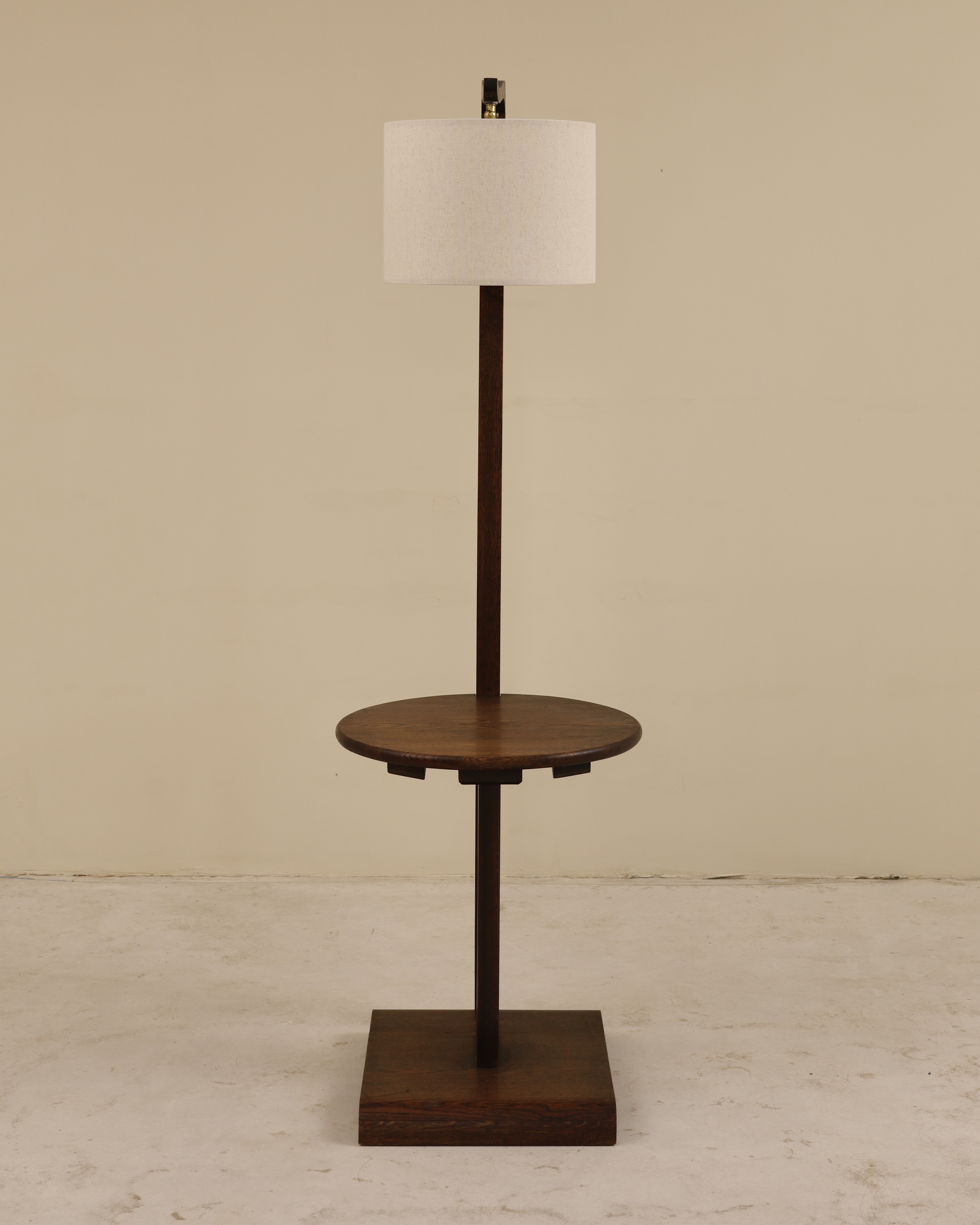 Lampadaire en chêne massif, France, 1940's – Image 4